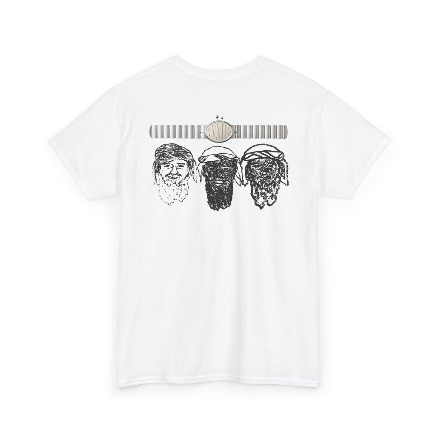 Watches & Bearded Men Tee - White