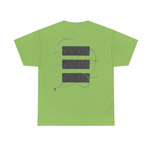 Keyboard Tee - Lime Green