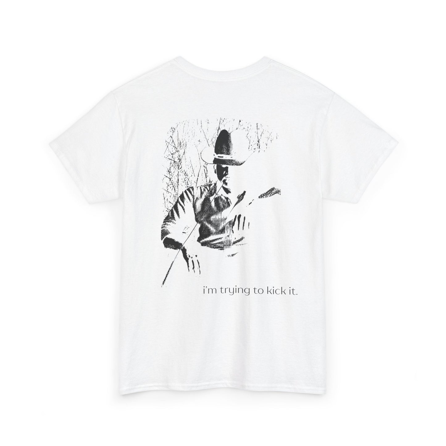 Just A Habit Tee - White