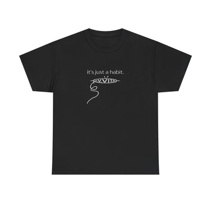 Just A Habit Tee - Black