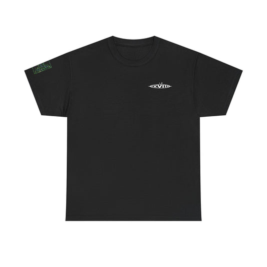 Jungle Logo Tee W/ Arm Patch - Black