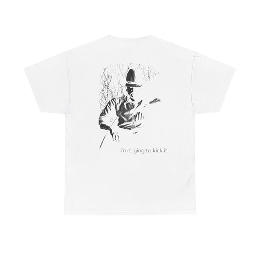 Just A Habit Tee - White