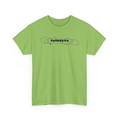 Keyboard Tee - Lime Green