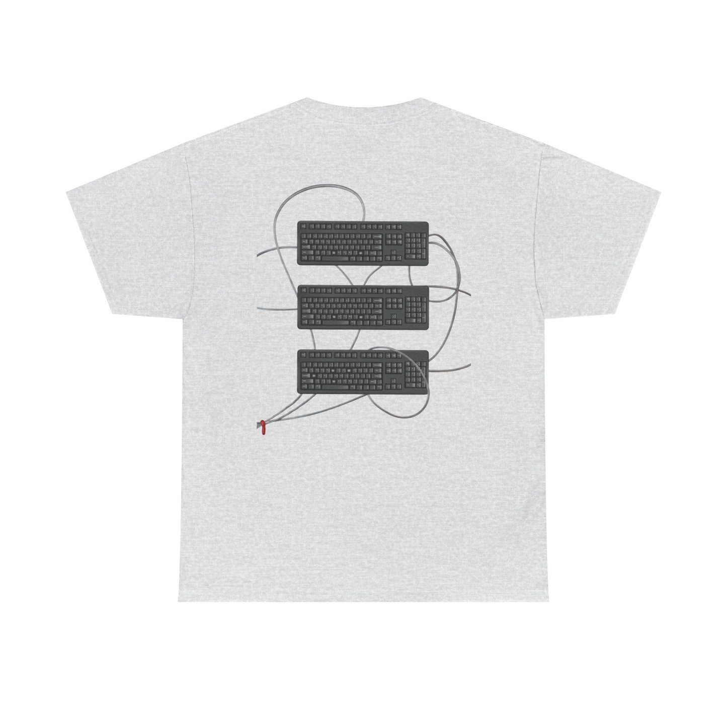 Keyboard Tee - Ash Gray