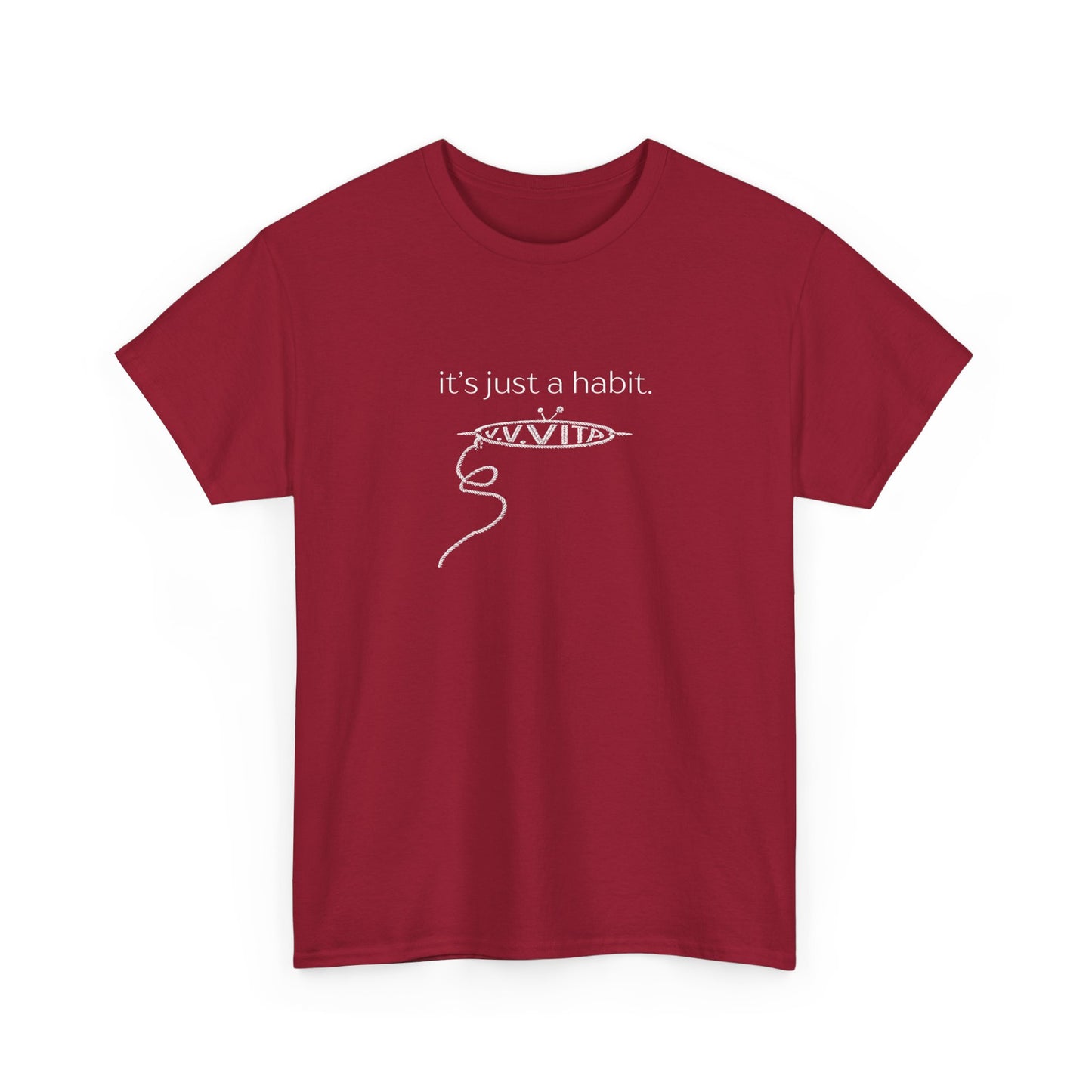 Just A Habit Tee - Cardinal Red