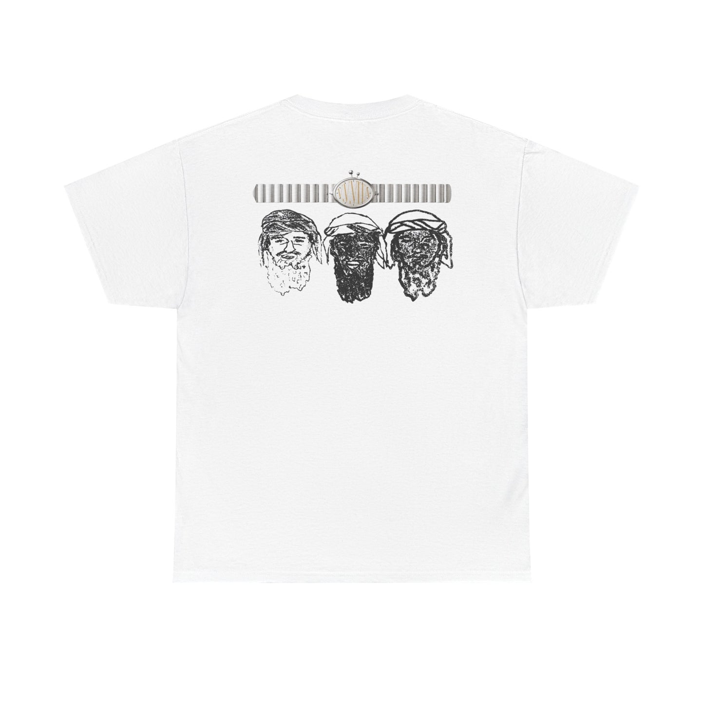 Watches & Bearded Men Tee - White