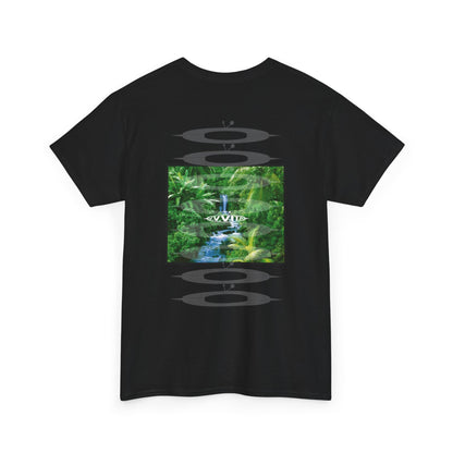 Jungle Overlap Tee - Black