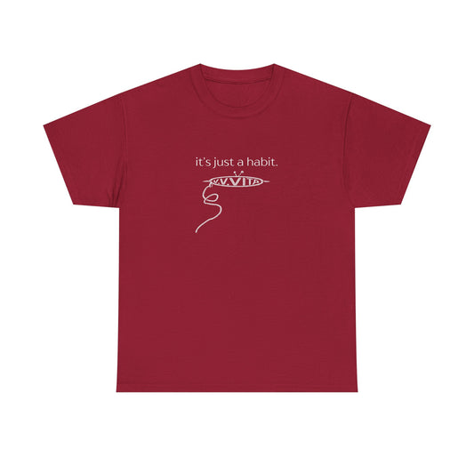 Just A Habit Tee - Cardinal Red