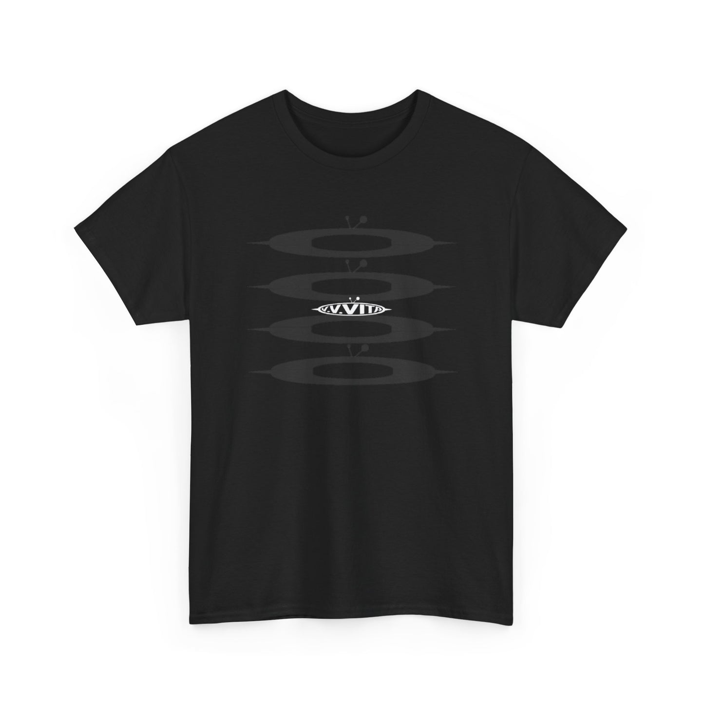 Jungle Overlap Tee - Black