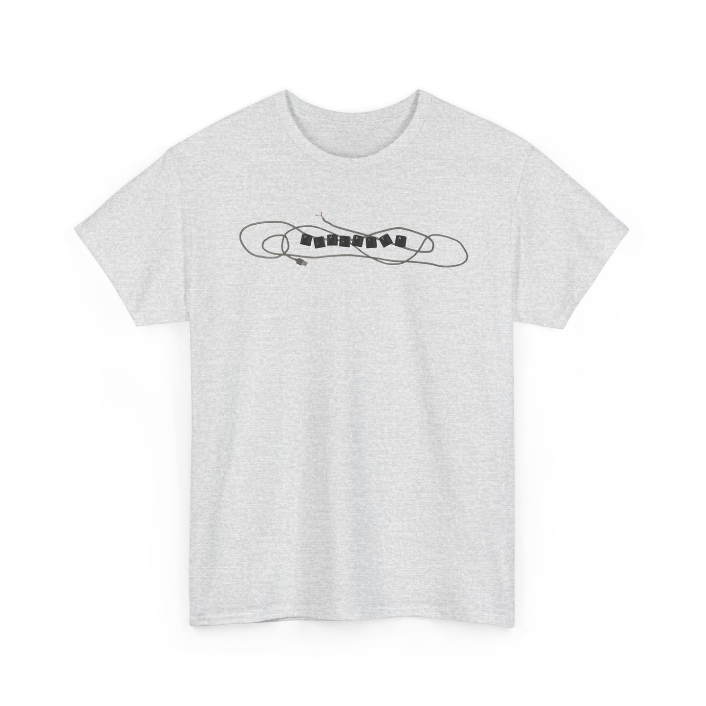 Keyboard Tee - Ash Gray