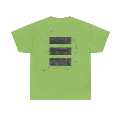Keyboard Tee - Lime Green
