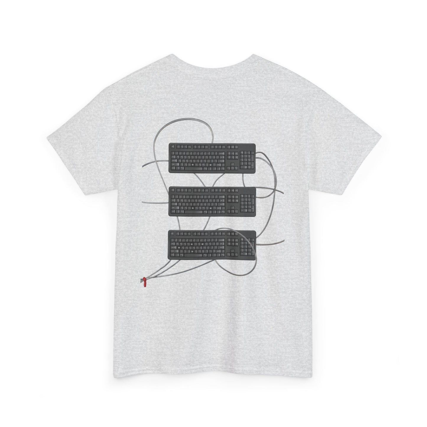 Keyboard Tee - Ash Gray
