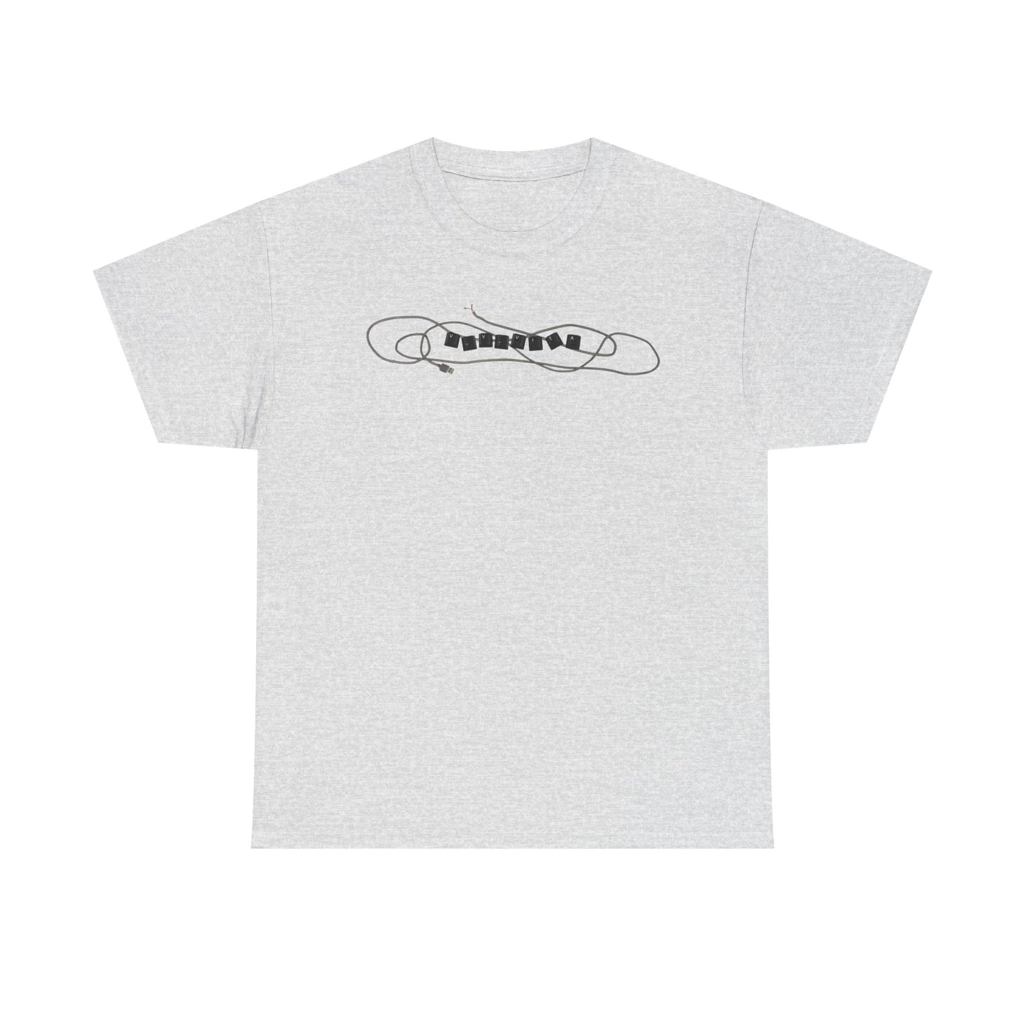 Keyboard Tee - Ash Gray