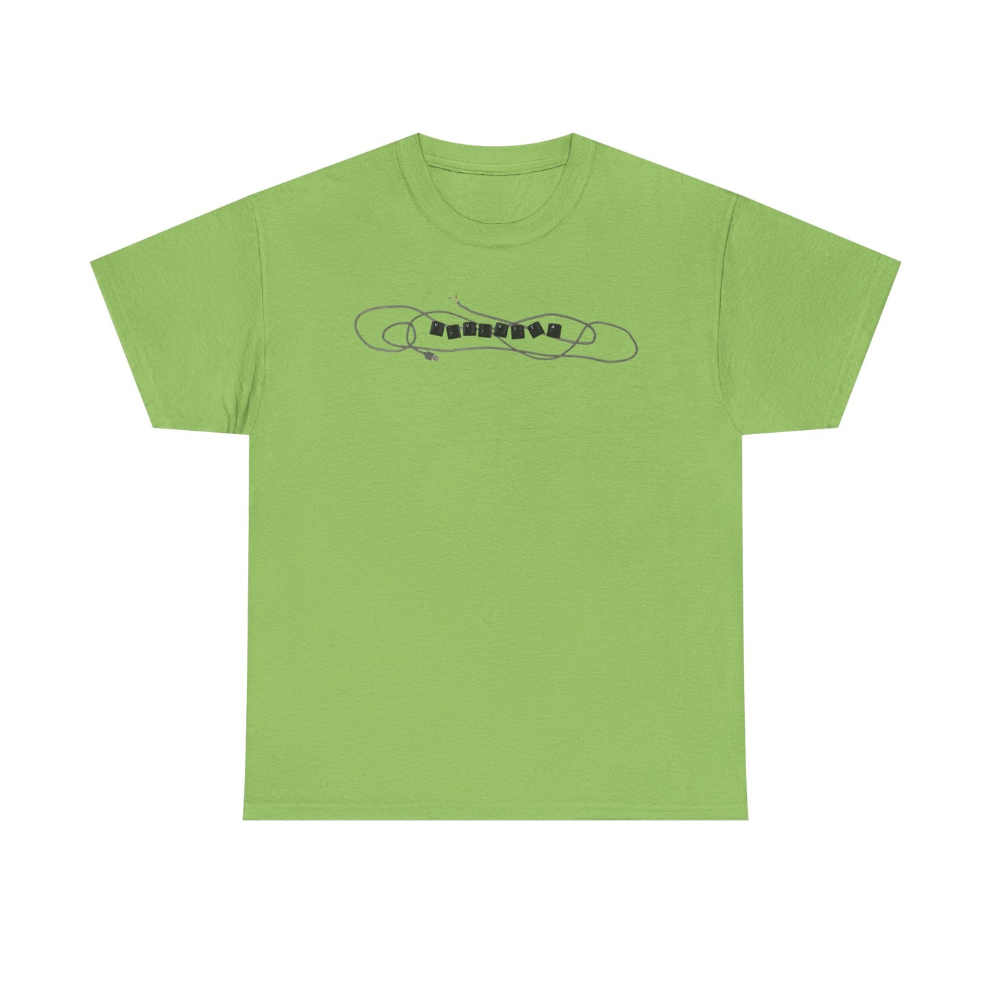 Keyboard Tee - Lime Green