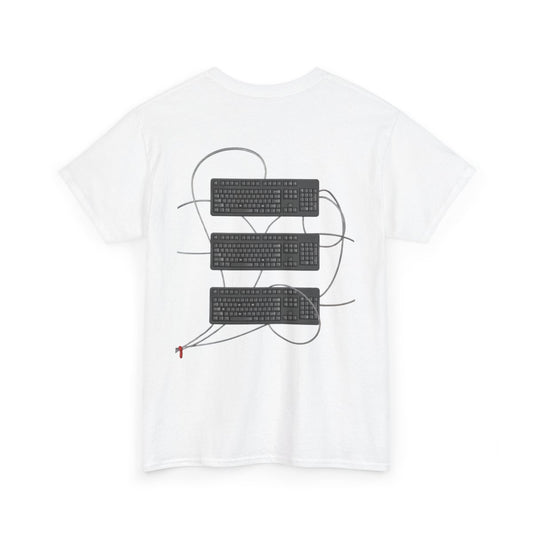 Keyboard Tee - White